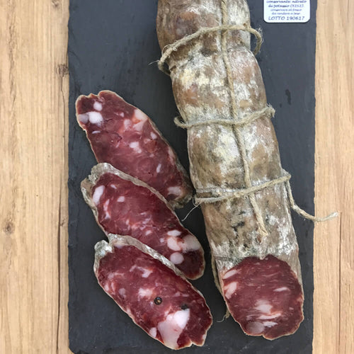 Salame Crudo Luiset al vino Barbaresco SENZA GLUTINE 400 g